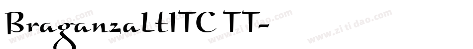 BraganzaLtITC TT字体转换
